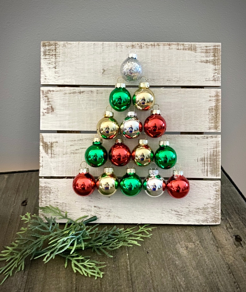 Mini Ornament Christmas Tree Plaque | Creating Me